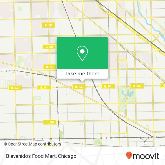 Bievenidos Food Mart map