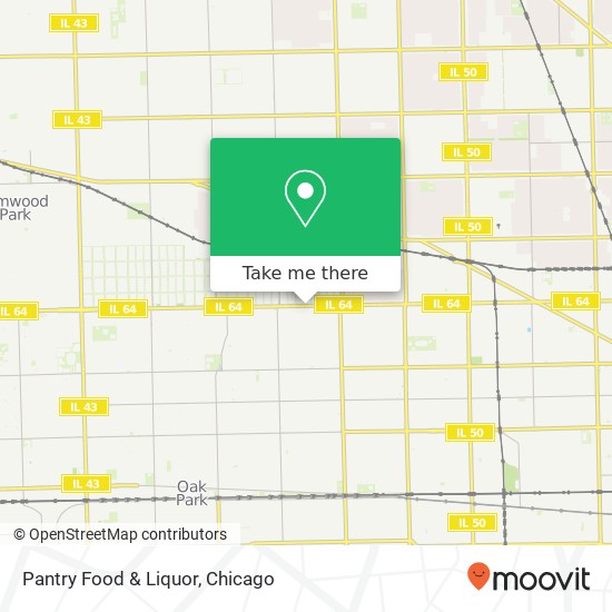 Pantry Food & Liquor map