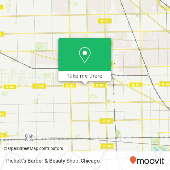 Pickett's Barber & Beauty Shop map