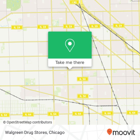 Walgreen Drug Stores map