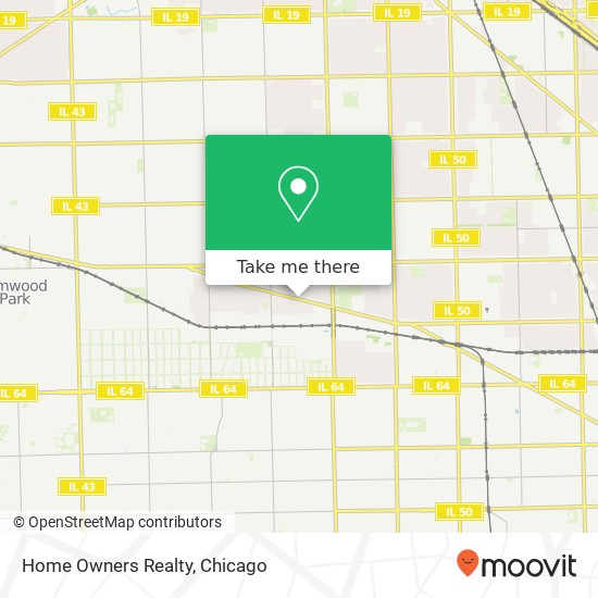 Home Owners Realty map