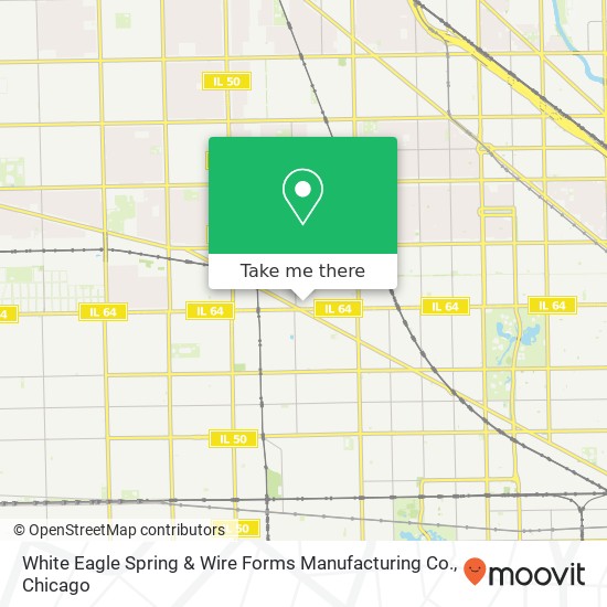 White Eagle Spring & Wire Forms Manufacturing Co. map