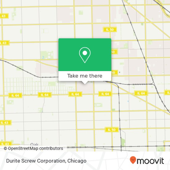 Mapa de Durite Screw Corporation