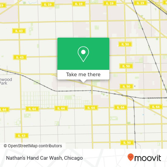 Nathan's Hand Car Wash map