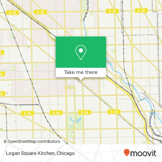 Logan Square Kitchen map