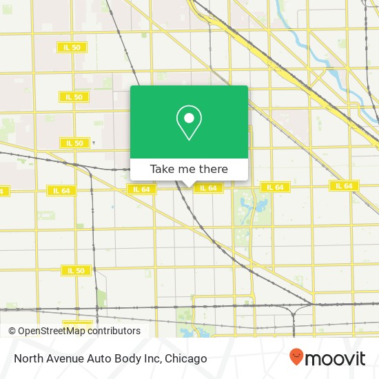 North Avenue Auto Body Inc map