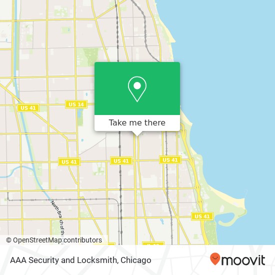 AAA Security and Locksmith map