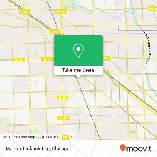Mapa de Marion Tuckpointing