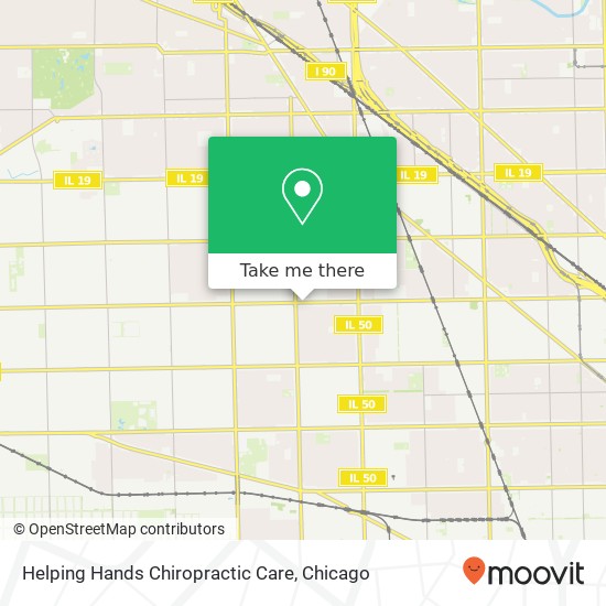 Helping Hands Chiropractic Care map