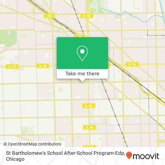 St Bartholomew's School After-School Program-Edp map