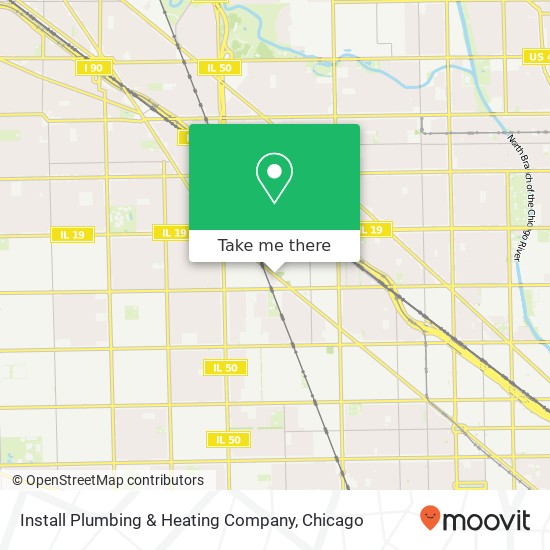 Mapa de Install Plumbing & Heating Company