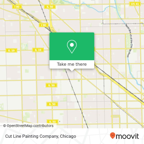 Cut Line Painting Company map