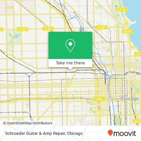 Schroeder Guitar & Amp Repair map