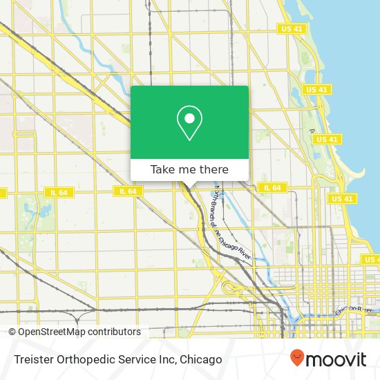 Treister Orthopedic Service Inc map