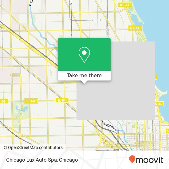 Chicago Lux Auto Spa map