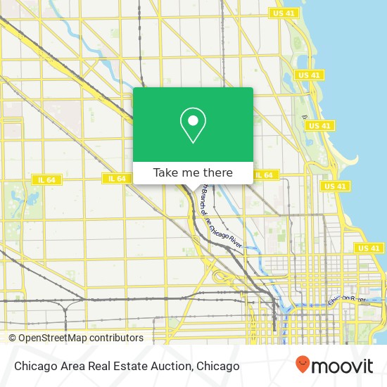 Mapa de Chicago Area Real Estate Auction