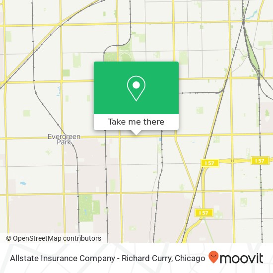 Allstate Insurance Company - Richard Curry map