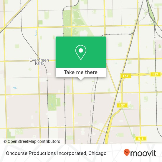 Oncourse Productions Incorporated map