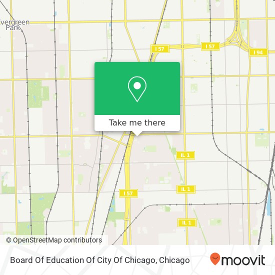 Mapa de Board Of Education Of City Of Chicago