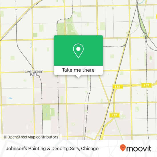 Johnson's Painting & Decortg Serv map