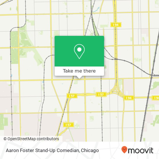 Mapa de Aaron Foster Stand-Up Comedian