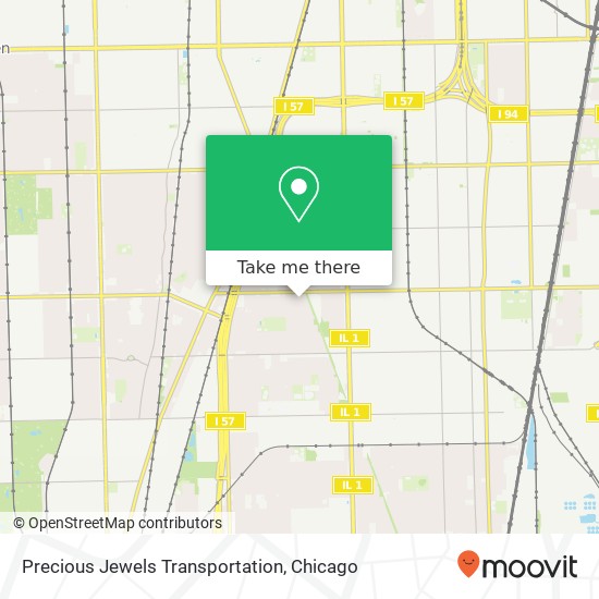 Precious Jewels Transportation map