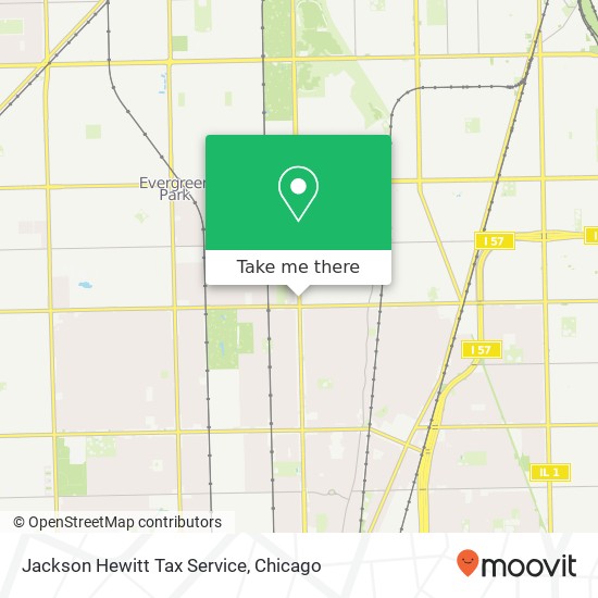 Jackson Hewitt Tax Service map