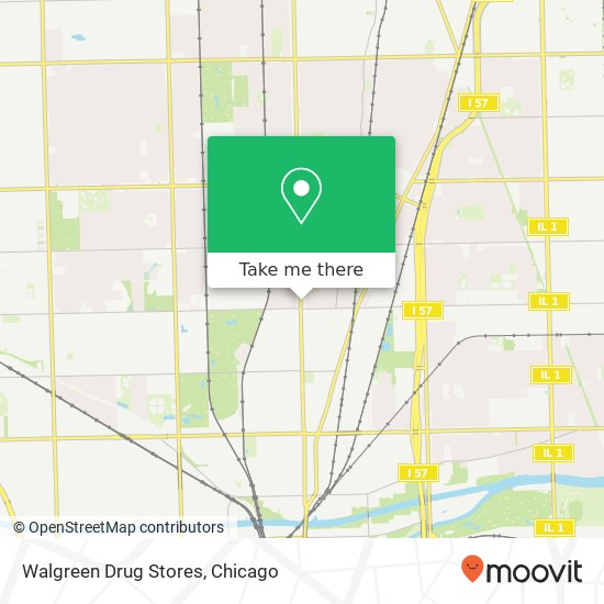 Mapa de Walgreen Drug Stores