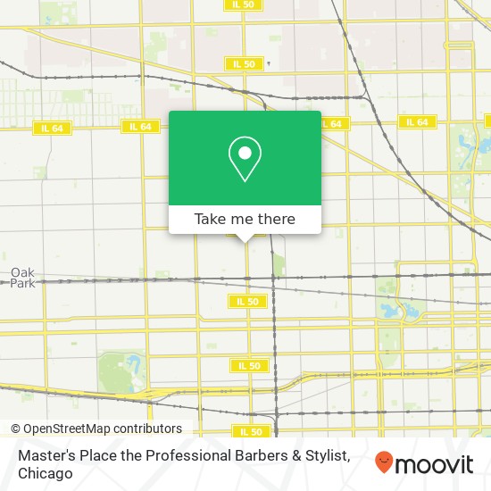 Master's Place the Professional Barbers & Stylist map