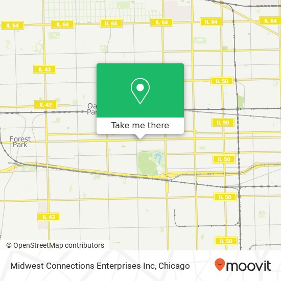 Mapa de Midwest Connections Enterprises Inc