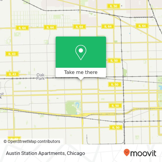 Austin Station Apartments map