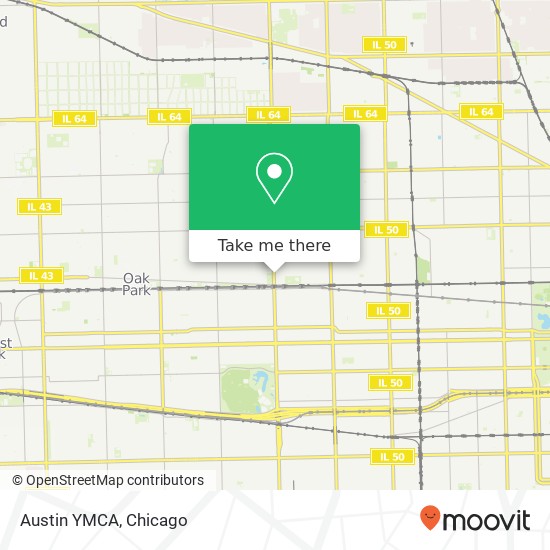 Austin YMCA map