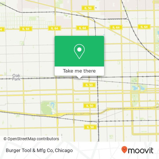 Mapa de Burger Tool & Mfg Co