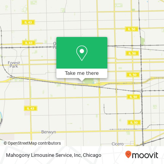 Mahogony Limousine Service, Inc map