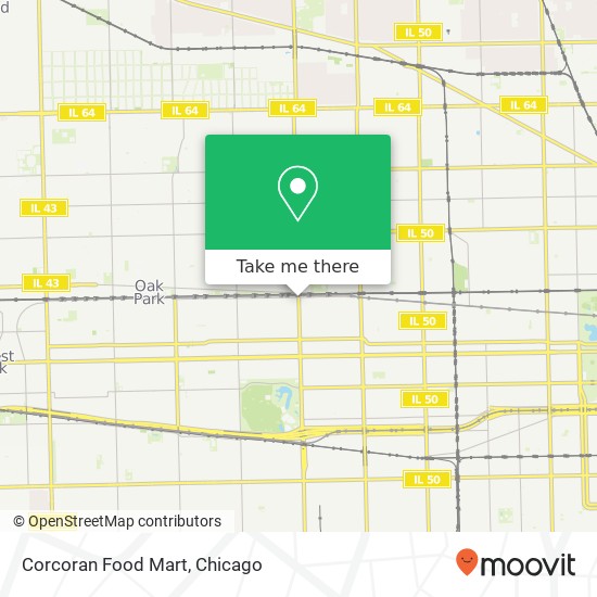 Corcoran Food Mart map