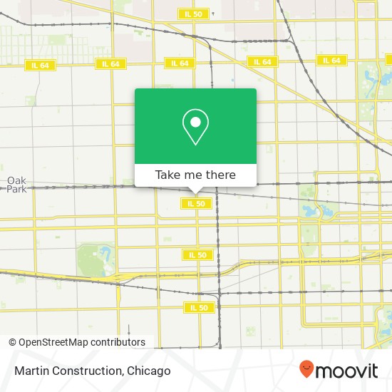 Mapa de Martin Construction