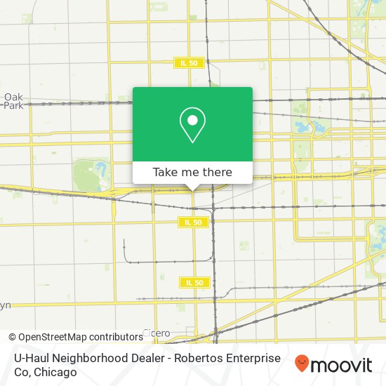 U-Haul Neighborhood Dealer - Robertos Enterprise Co map