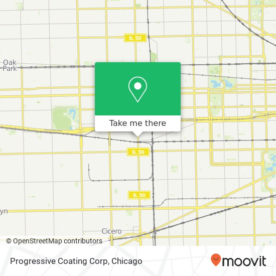 Mapa de Progressive Coating Corp