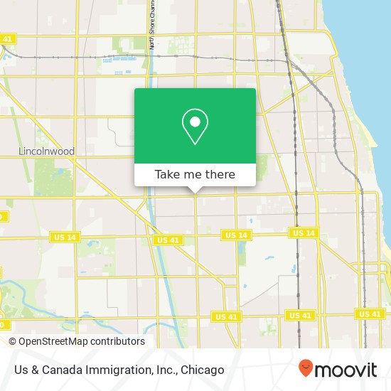 Us & Canada Immigration, Inc. map