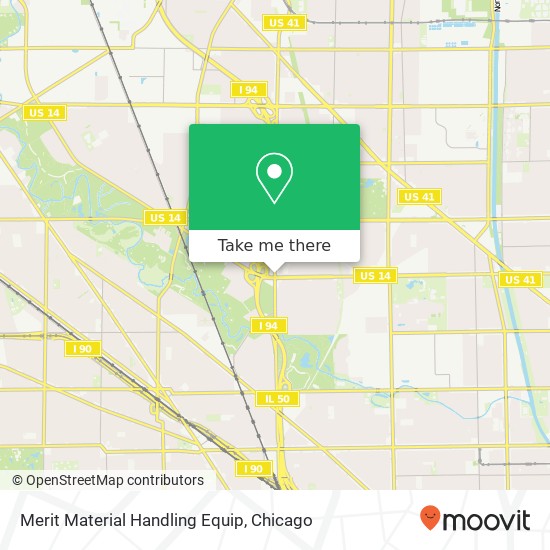 Merit Material Handling Equip map