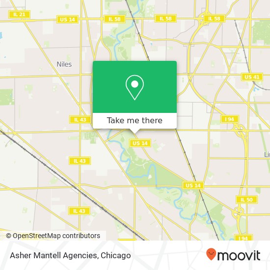 Asher Mantell Agencies map