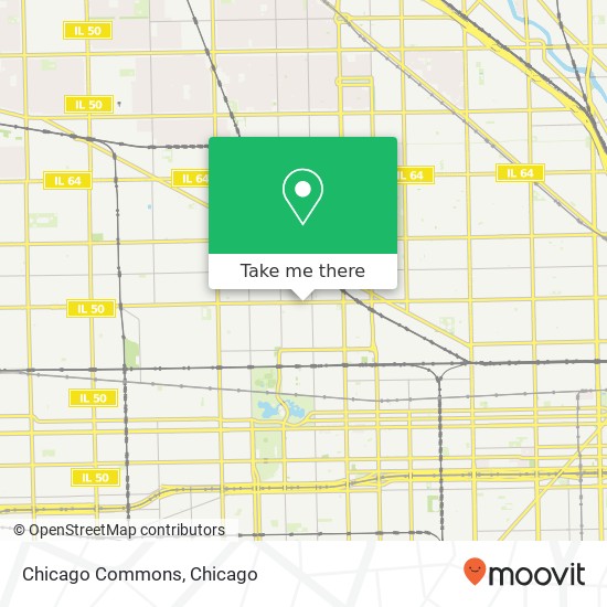 Mapa de Chicago Commons