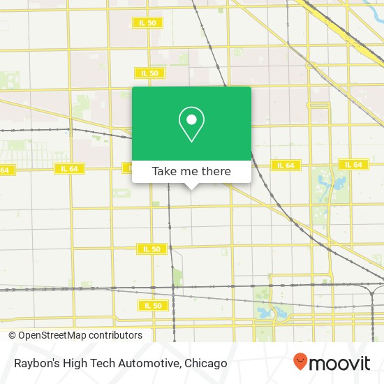 Raybon's High Tech Automotive map