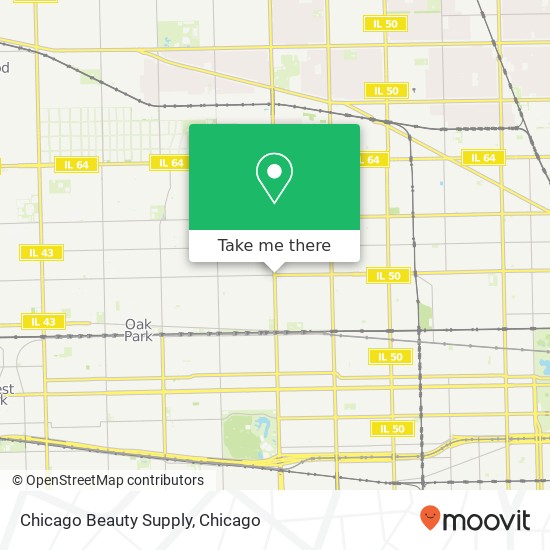 Chicago Beauty Supply map