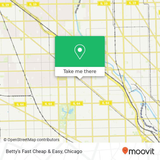 Betty's Fast Cheap & Easy map