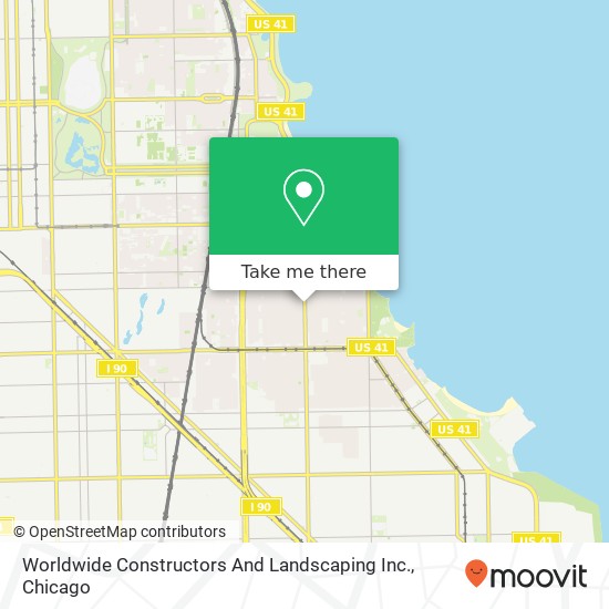 Worldwide Constructors And Landscaping Inc. map
