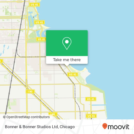 Bonner & Bonner Studios Ltd map