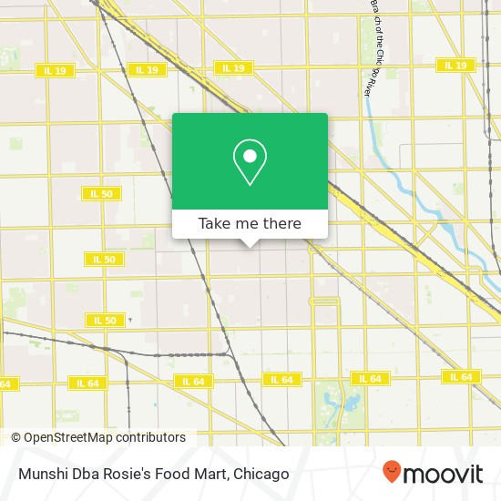 Mapa de Munshi Dba Rosie's Food Mart