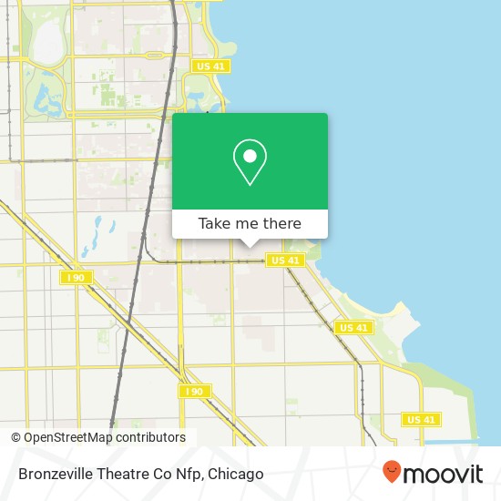 Mapa de Bronzeville Theatre Co Nfp