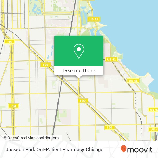 Jackson Park Out-Patient Pharmacy map